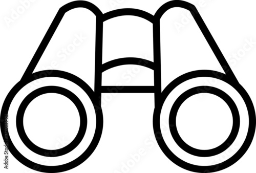 binoculars icon illustration isolated vector sign symbol.eps