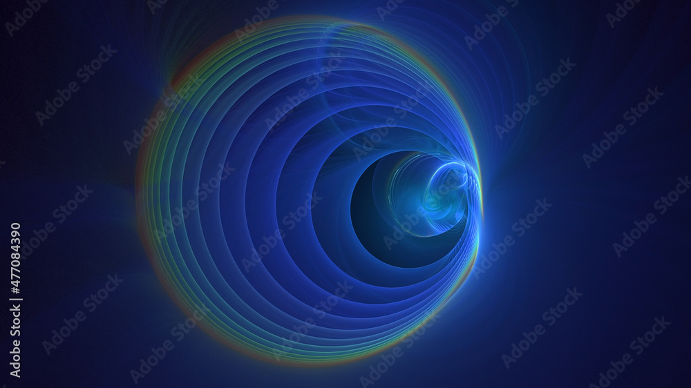 3D rendering abstract circle light background 3D rendering abstract circle light background