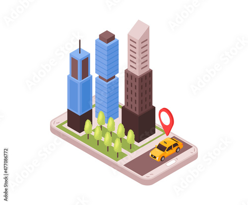 Taxi Location App Composition