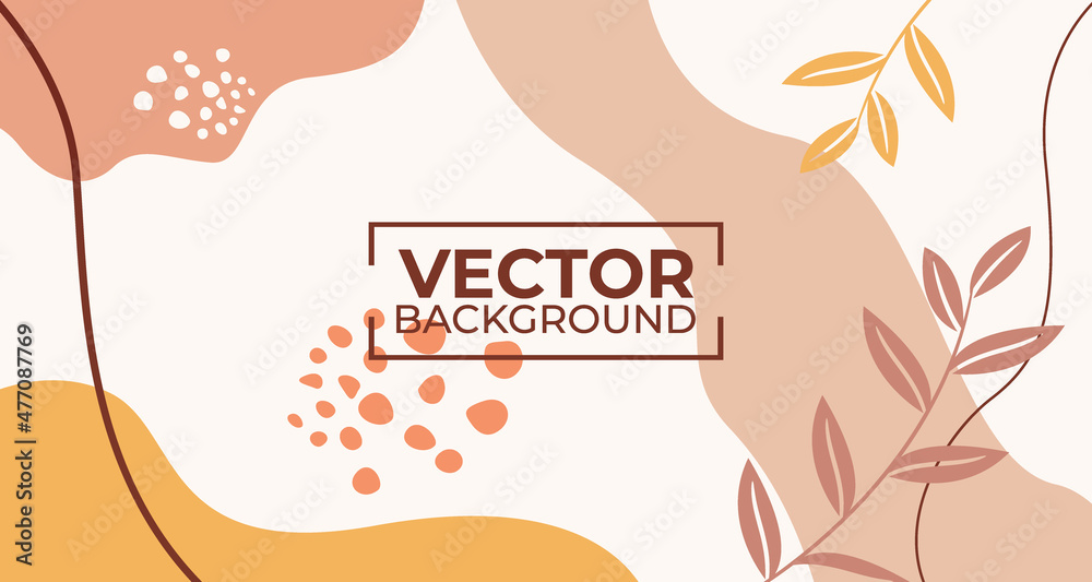 custom made wallpaper toronto digitalVector background with pastel tones and floral ornament design 02