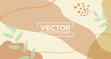 Vector background with pastel tones and floral ornament design 01