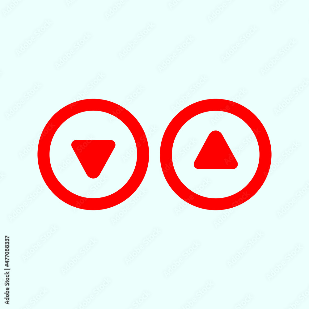 Red arrow icon vector EPS- 10 Red arrow icon vector EPS- 10