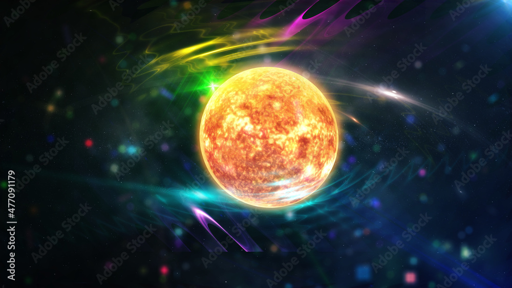 sun and planet sun and planet