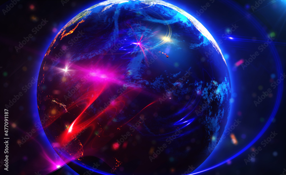 earth in space earth in space