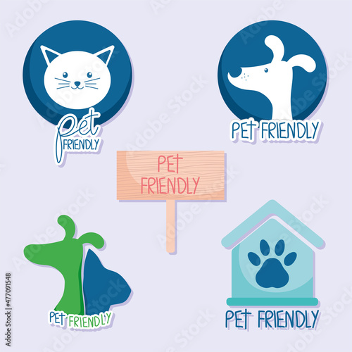 cute pet friendly symbols
