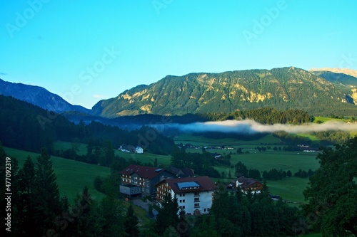 Austrian Alps - view of the Totes Gebirge from Edlbach in the Windischgarsten area