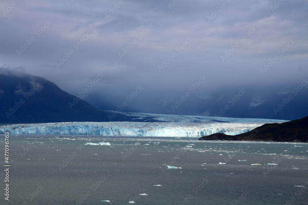 Hubbard Glacier in the Disenchantment Bay, Alaska, United States