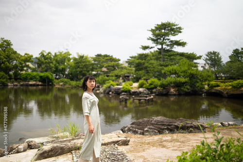 庭園と私 © tatsuya.k