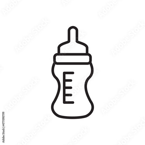 baby bottle icon design vector templates 
