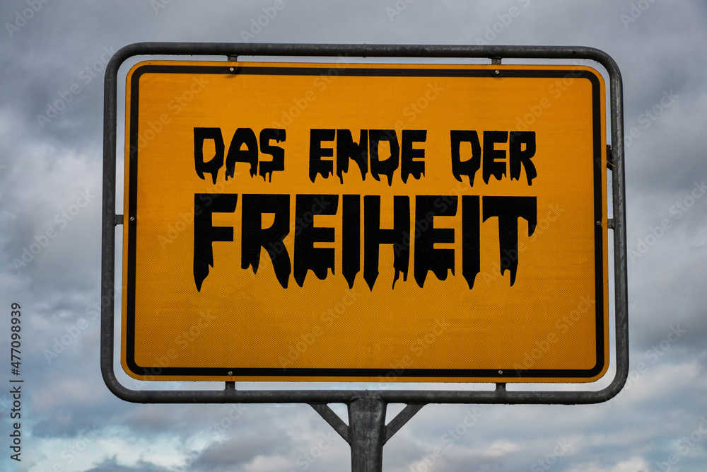 Obraz premium Das Ende der Freiheit