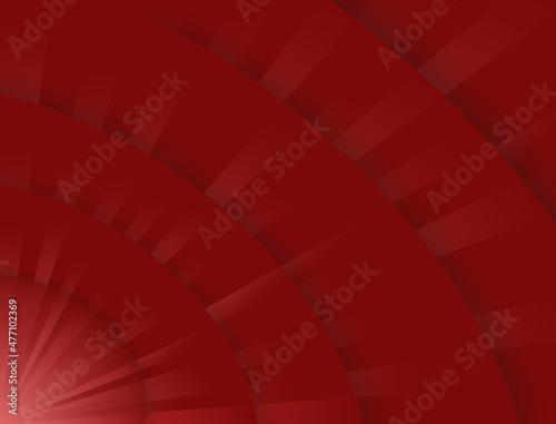 Abstract background is red with white light emitting from between the fields