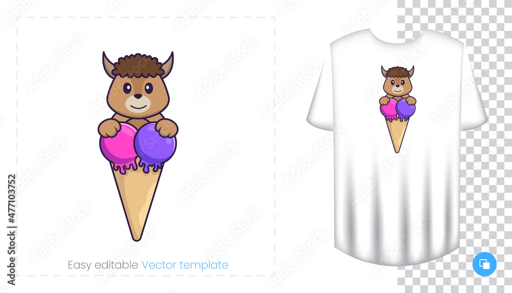 Cute sheep character. Prints on T-shirts, sweatshirts, cases for mobile phones, souvenirs. Isolated vector illustration on white background. Cute sheep character. Prints on T-shirts, sweatshirts, cases for mobile phones, souvenirs. Isolated vector illustration on white background.