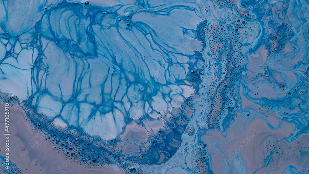 Naklejka premium The colors of the aqueous ink are translucent. Abstract multicolored marble texture background