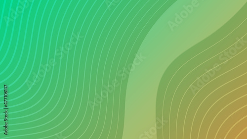 Modern colorful gradient background with wave lines