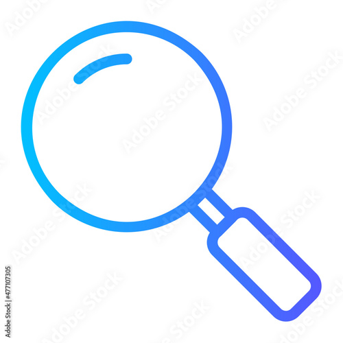 loupe gradient icon