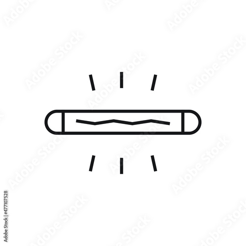 UV light icon design vector illustration