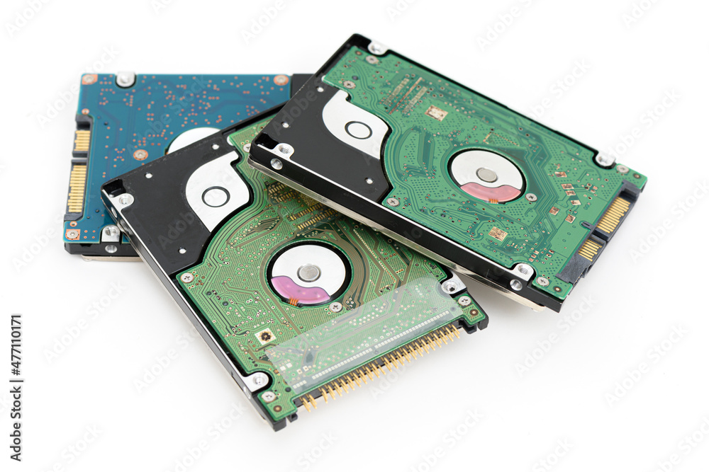 2.5 inch harddisk drives (HDD) on the white background. 2.5 inch harddisk drives (HDD) on the white background.
