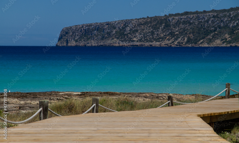 Fototapeta premium Formentera, Ibiza, Islas Baleares en el mes de Abril