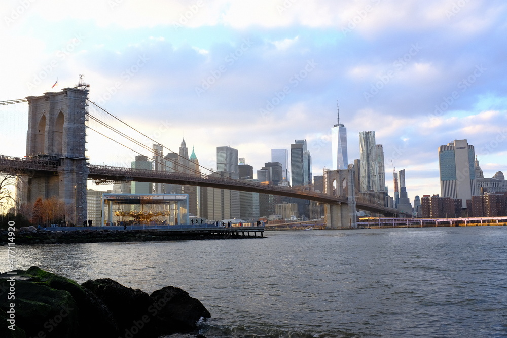 Brooklyn Bridge in NYC, U.S.