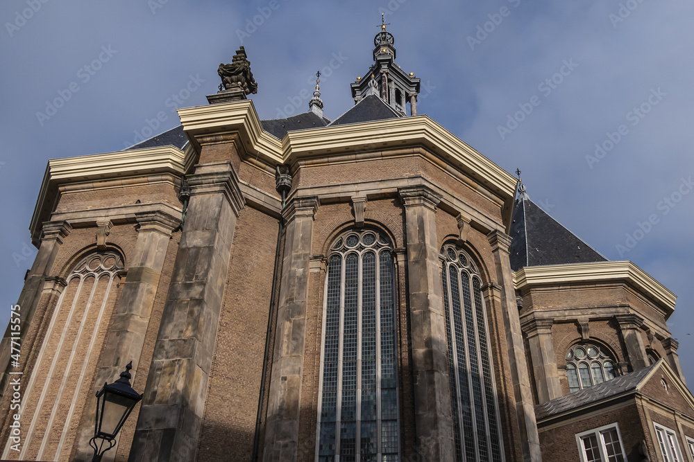 17th century Baroque Protestant The New Church (Nieuwe Kerk). The Hague (Den Haag), The Netherlands.