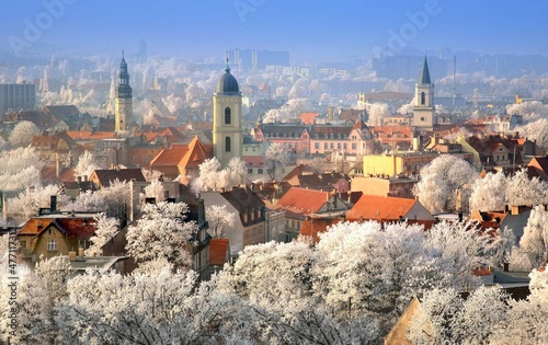 Zielona Góra Zimą- Stare Miasto © Pawel Sulatycki