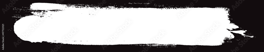 White brush stroke set isolated on white background. Trendy brush stroke vector for white ink paint, grunge backdrop, dirt banner, watercolor design and dirty texture. Brush stroke vector