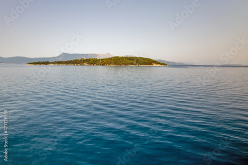 Vido Island in Ionian sea. Corfu, Greece. photo