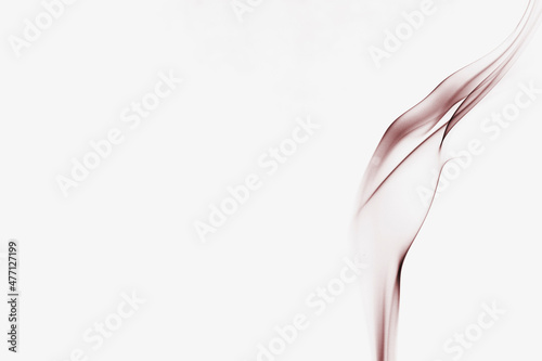 Fumée colorée abstraite sur un fond blanc avec de l'espace vide - Arrière plan design © PicsArt