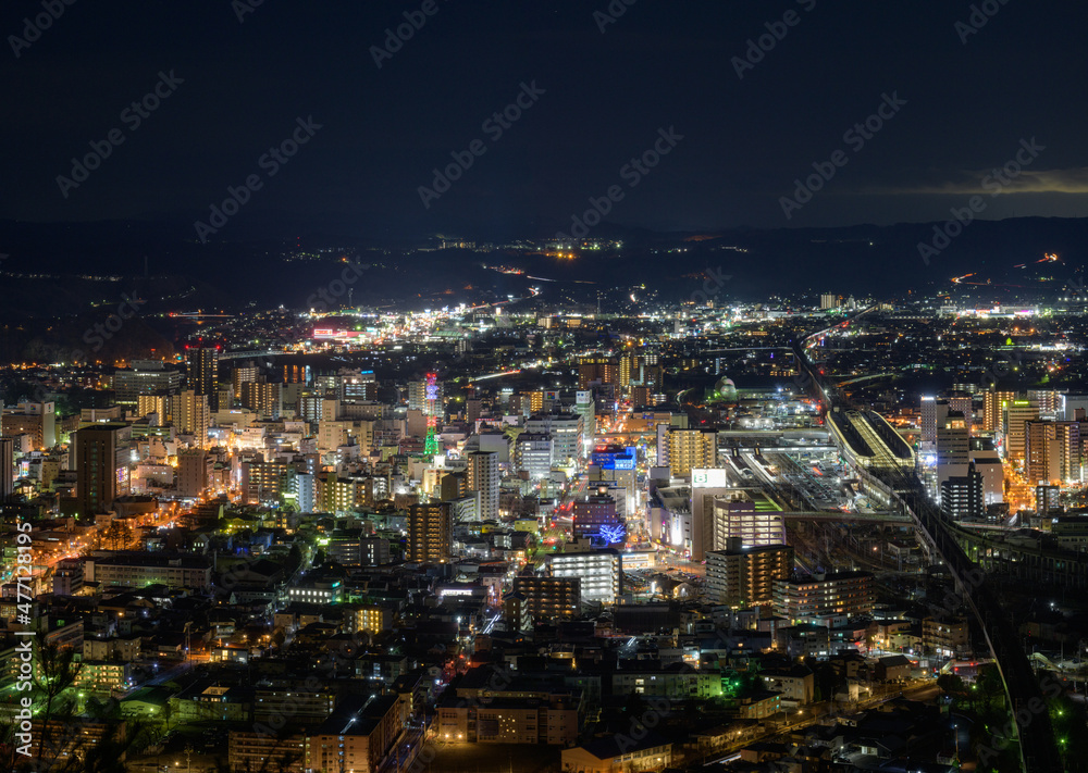 福島市・夜景