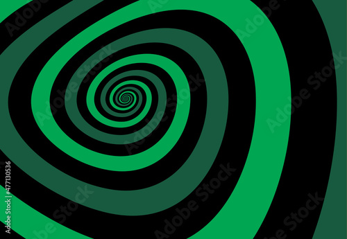 Artistic spiral shape. Vector drawing