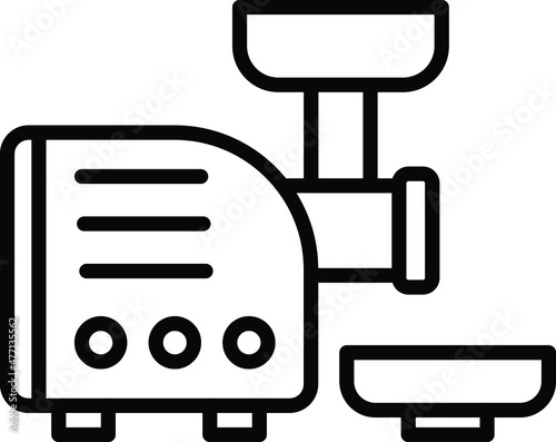 Meat Grinder Icon Style