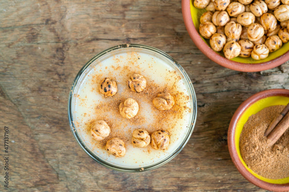 fermented wheat drink with roasted chickpea known as fermented wheat drink with roasted chickpea known as