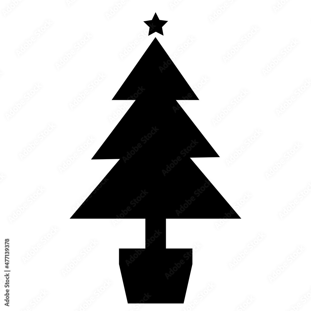 クリスマスツリーのアイコン
