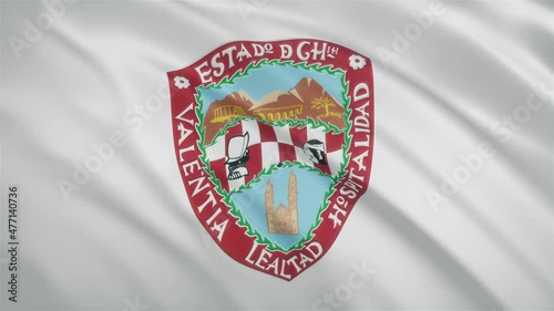 Chihuahua - Mexican State Waving Flag