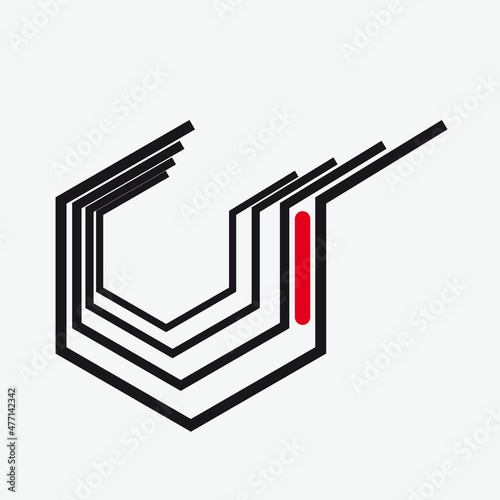 Logo U rot Stange