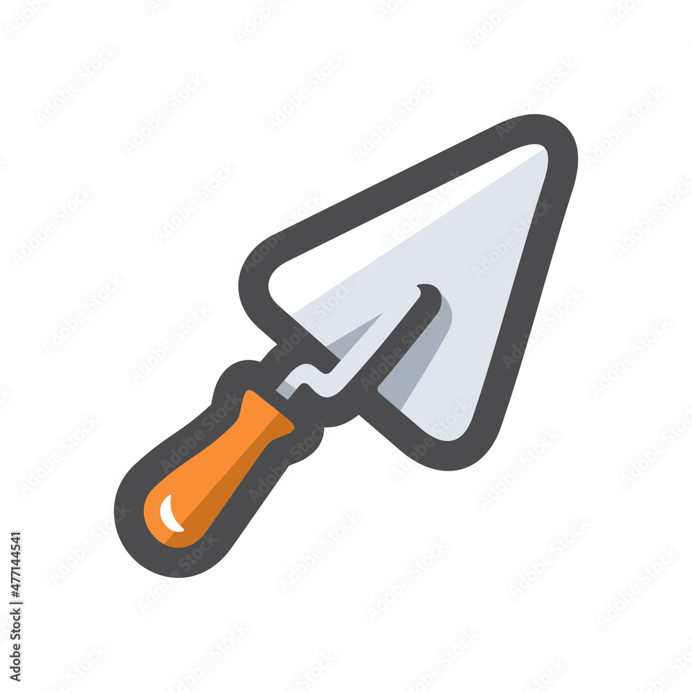 Trowel construction Tool Vector icon Cartoon illustration. Trowel construction Tool Vector icon Cartoon illustration.