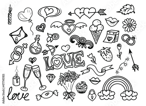 Doodles for Valentine s Day