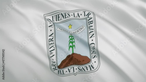 Morelos - Mexican State Waving Flag