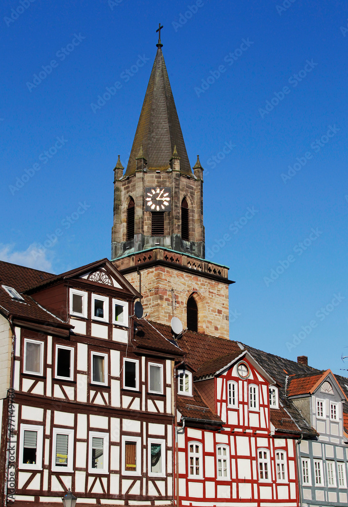 The City Rotenburg an der Fulda in Hessen, Germany, Europe.