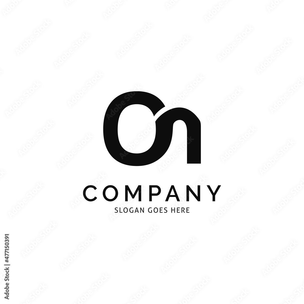 Initial Letter ON Icon Vector Logo Template Illustration Design Initial Letter ON Icon Vector Logo Template Illustration Design