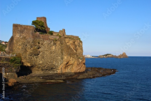Italy, Sicily Island: View of Cyclops bay in Aci castello. © Raffaello Tiziano