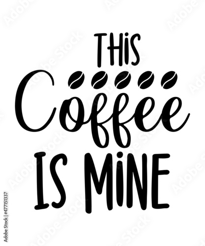 Coffee SVG Bundle, Funny Coffee SVG, Coffee Quote Svg, Caffeine Queen, Coffee Lovers, Coffee Obsessed, Mug Svg, Coffee mug, Cut File Cricut