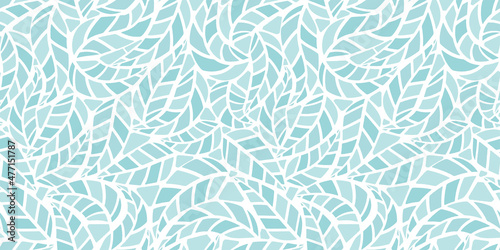 Organic motif, botanical motif background. Seamless pattern.Vector.スタイリッシュな有機的パターン 