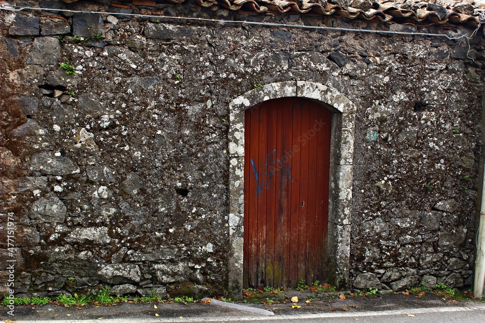 Italy: Old Doorway.