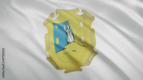 San Luis Potosi - Mexican State Waving Flag