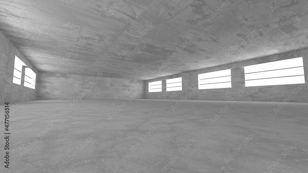 Abstract architecture background. Empty rough concrete interior Abstract architecture background. Empty rough concrete interior