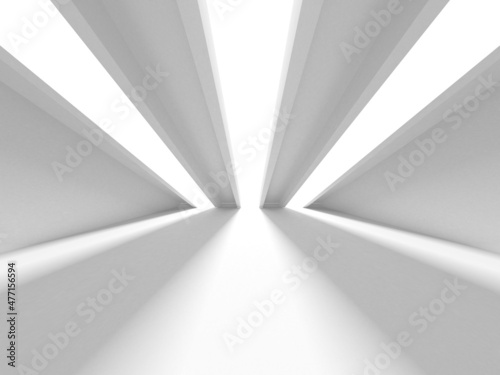 White Modern Background. Abstract Building Concept