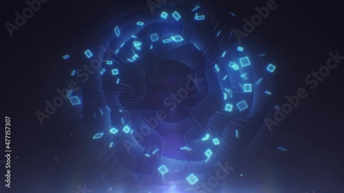 audio spectrum visualizer blue background, audio spectrum background photo