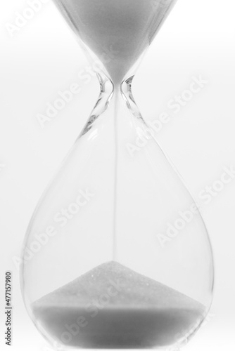 Studio shot of hourglass