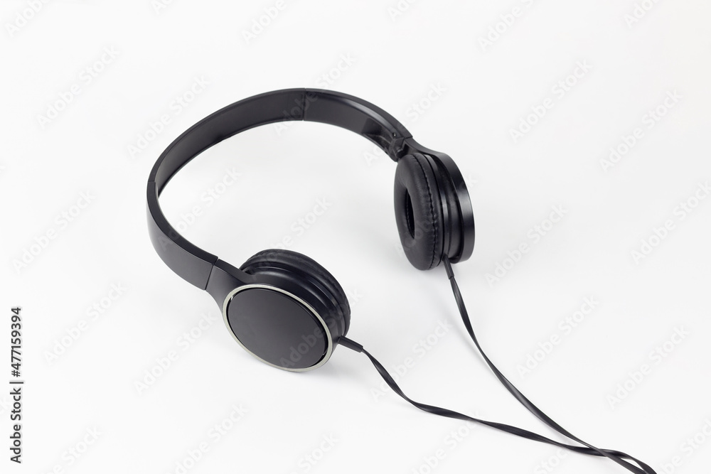 headphones on a white background. Headphone product photo headphones on a white background. Headphone product photo